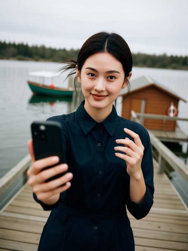 中山码头·篷船候客(AI生成)